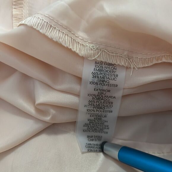 CALVIN KLEIN SEQUINS & LACE A LINE DRESS SIZE 4 - Picture 8 of 10